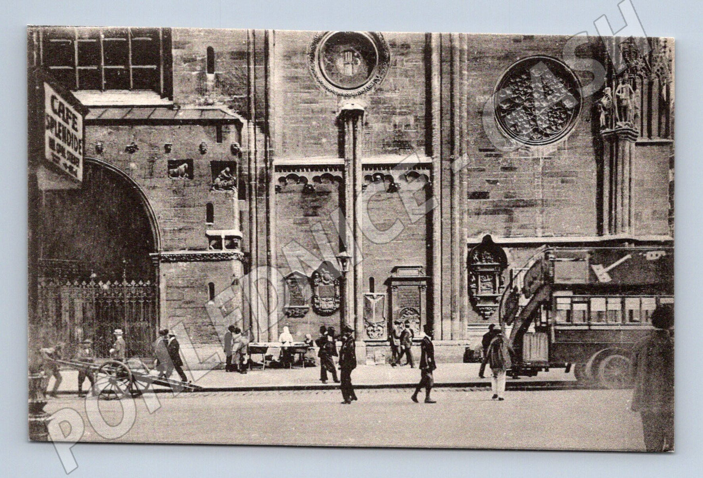 Pohlednice Vídeň Stephansdom západní fasáda historická (M16249)