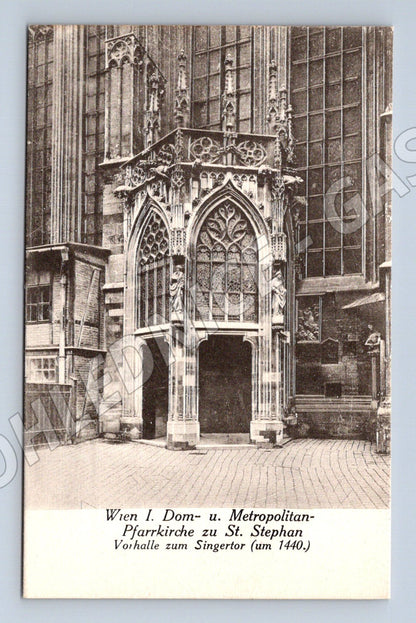 Pohlednice Vídeň Stephansdom Singertor cca 1920 Rakousko (M16253)