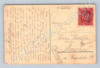 Pohlednice Bad Hall Schloss Feyregg zámek 1915 Rakousko Uher (M16260)