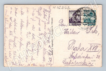 Pohlednice Rakousko Schafberg Himmelspforte Attersee razítko (M16262)