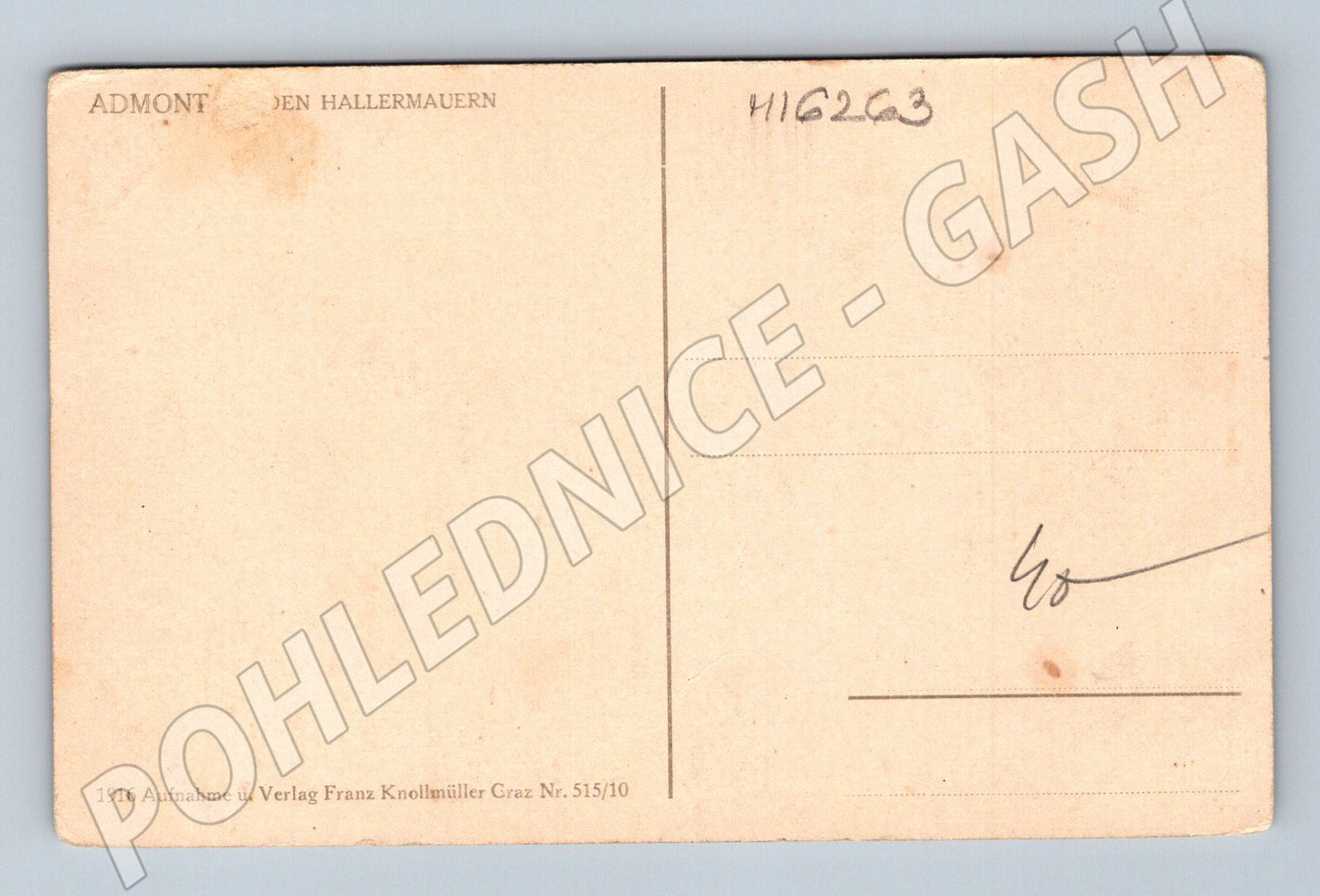 Pohlednice Admont klášter Haller Mauern 1916 Rakousko (M16263)