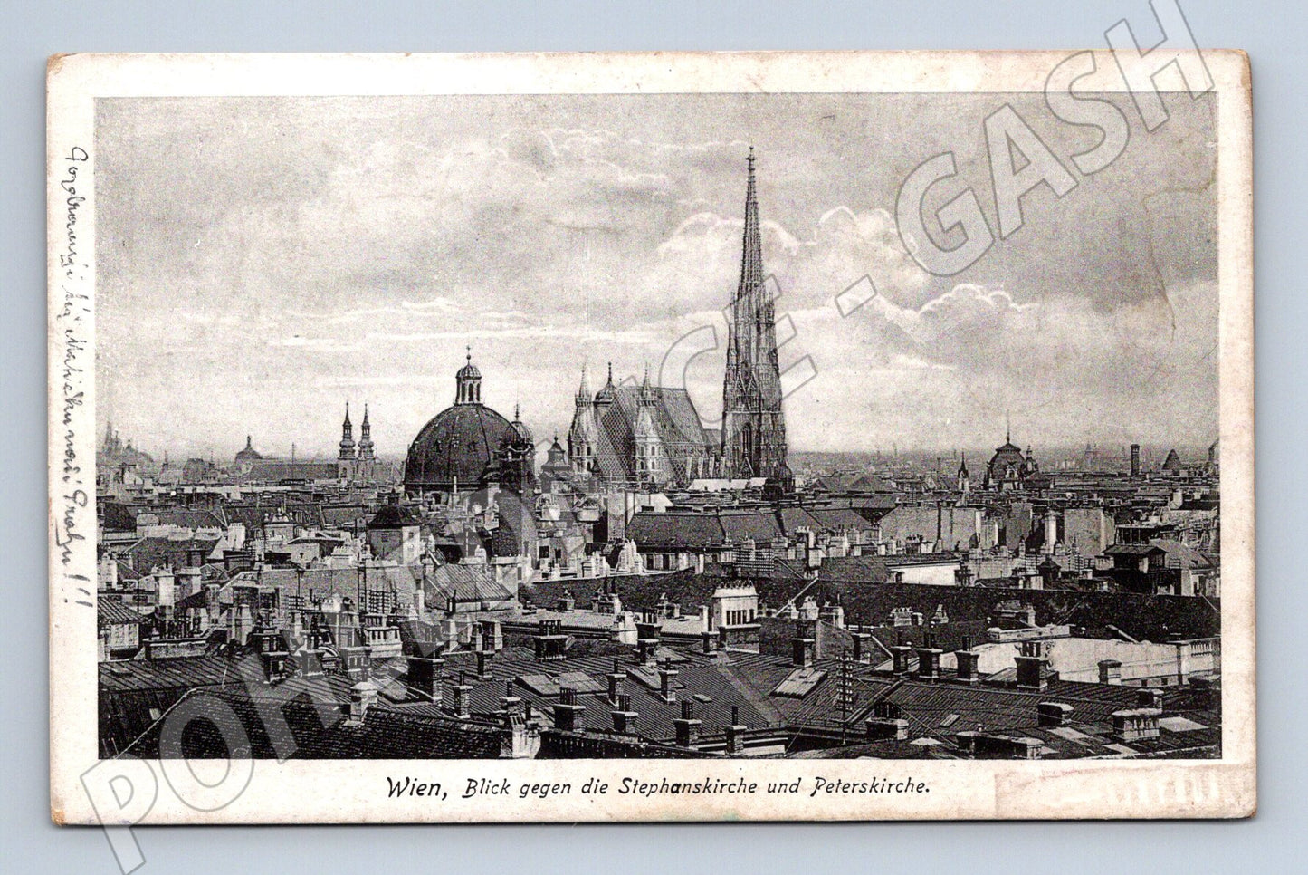 Pohlednice Vídeň Stephansdom Peterskirche 1917 (M16269)