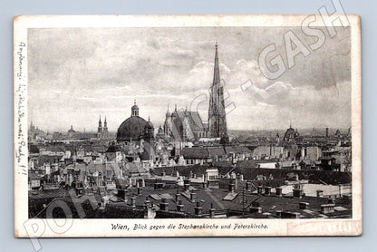 Pohlednice Vídeň Stephansdom Peterskirche 1917 (M16269)