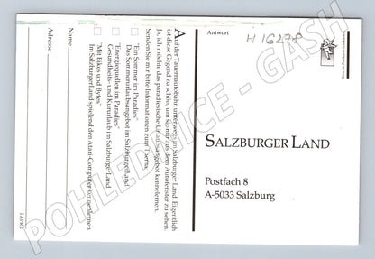 Pohlednice Rakousko Salzburger Land retro černobílá (M16278)