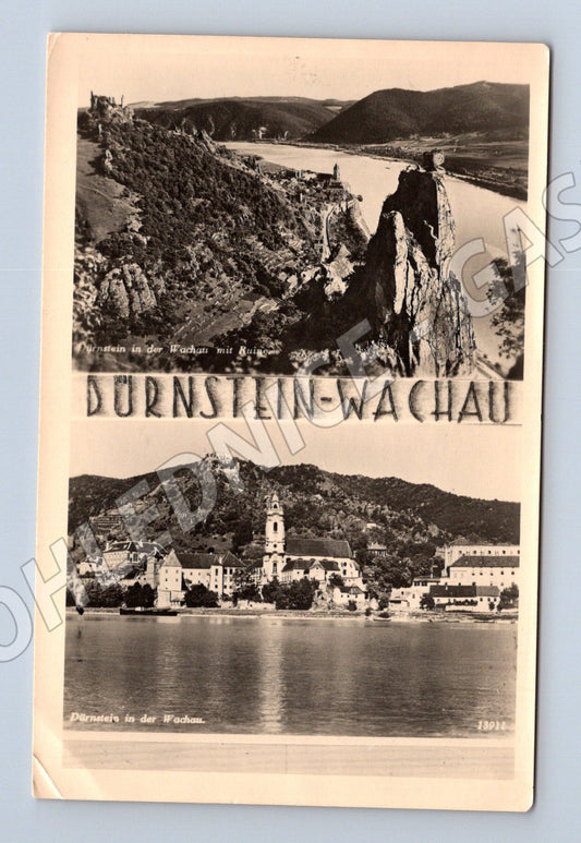 Pohlednice Dürnstein Wachau stará Rakousko nepoužitá (M16283)