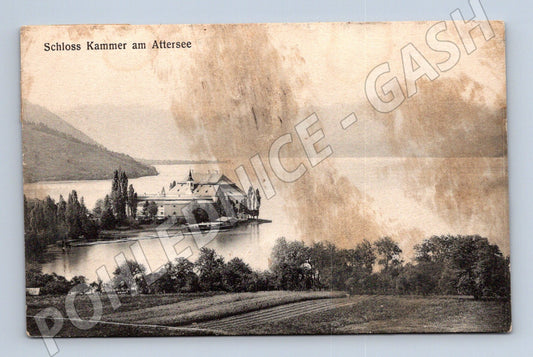 Pohlednice Schloss Kammer am Attersee zámek Rakousko stará (M16284)