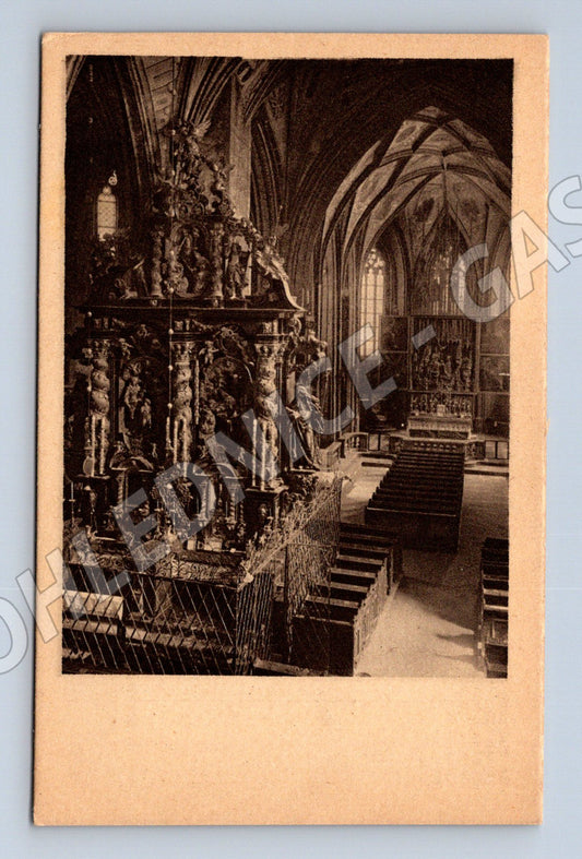 Pohlednice St Wolfgang am Abersee interiér kostela Rakousko (M16285)