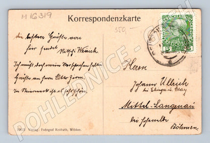 Pohlednice Deutsch Landsberg Štýrsko náměstí  Holleneg (M16319)