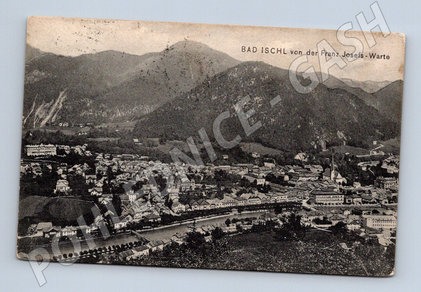 Pohlednice Bad Ischl Franz Josefs Warte 1907 Rakousko (M16320)