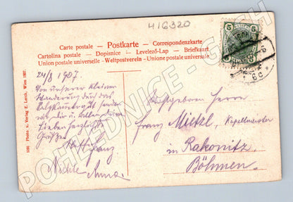 Pohlednice Bad Ischl Franz Josefs Warte 1907 Rakousko (M16320)