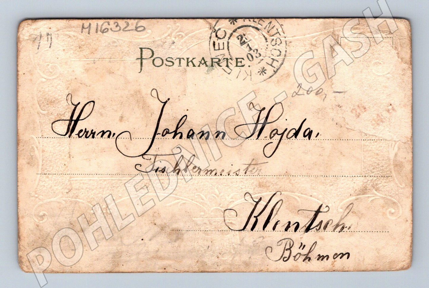 Pohlednice Schönbrunn Vídeň stará pošta Rakousko (M16326)