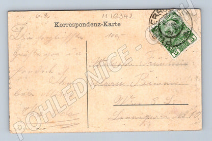 Pohlednice Purkersdorf panorama se zámkem stará Rakousko (M16342)
