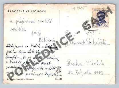 Pohlednice F Kaván Předjaří u Vitanova 1935 (M1635)