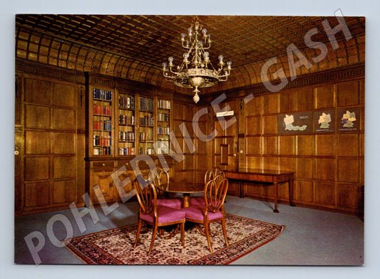 Pohlednice Cecilienhof pracovna americké delegace interiér (M16365)