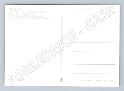 Pohlednice Cecilienhof Recepční sál sovětské delegace DDR (M16368)