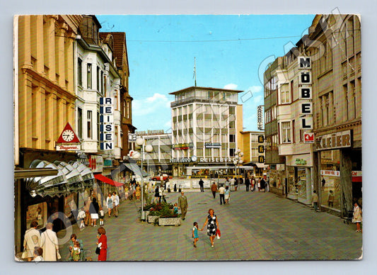 Pohlednice Moers Steinstrasse Německo 70 léta (M16388)