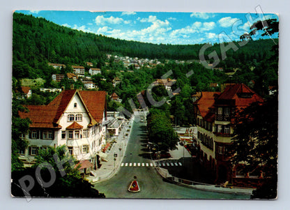 Pohlednice Bad Liebenzell Schwarzwald Německo 1986 (M16393)