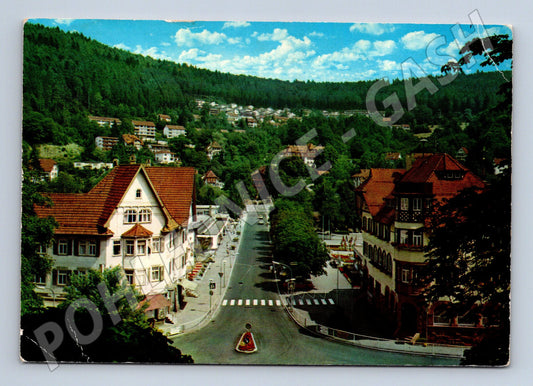 Pohlednice Bad Liebenzell Schwarzwald Německo 1986 (M16393)