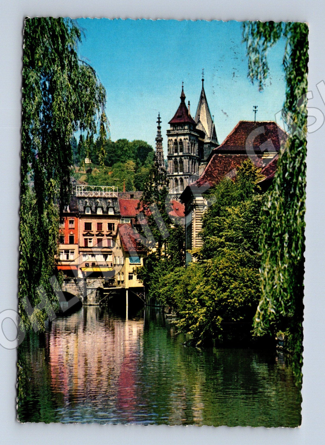 Pohlednice Esslingen am Neckar Německo 1966 použité (M16396)