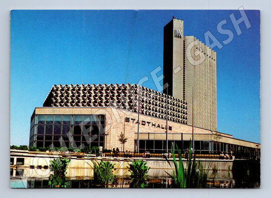 Pohlednice Karl Marx Stadt Stadthalle dnes Chemnitz Německo (M16401)
