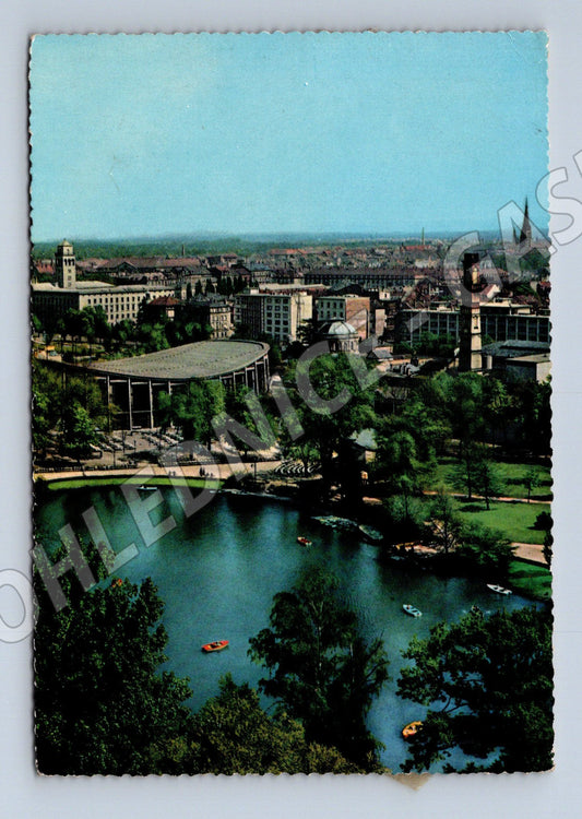 Pohlednice Německo historická odeslaná do Prahy známka Bach (M16412)