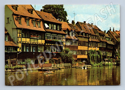 Pohlednice Bamberg Klein Venedig Německo zaslaná (M16416)