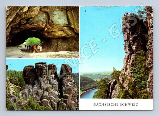 Pohlednice Sächsische Schweiz Saské Švýcarsko DDR  (M16425)