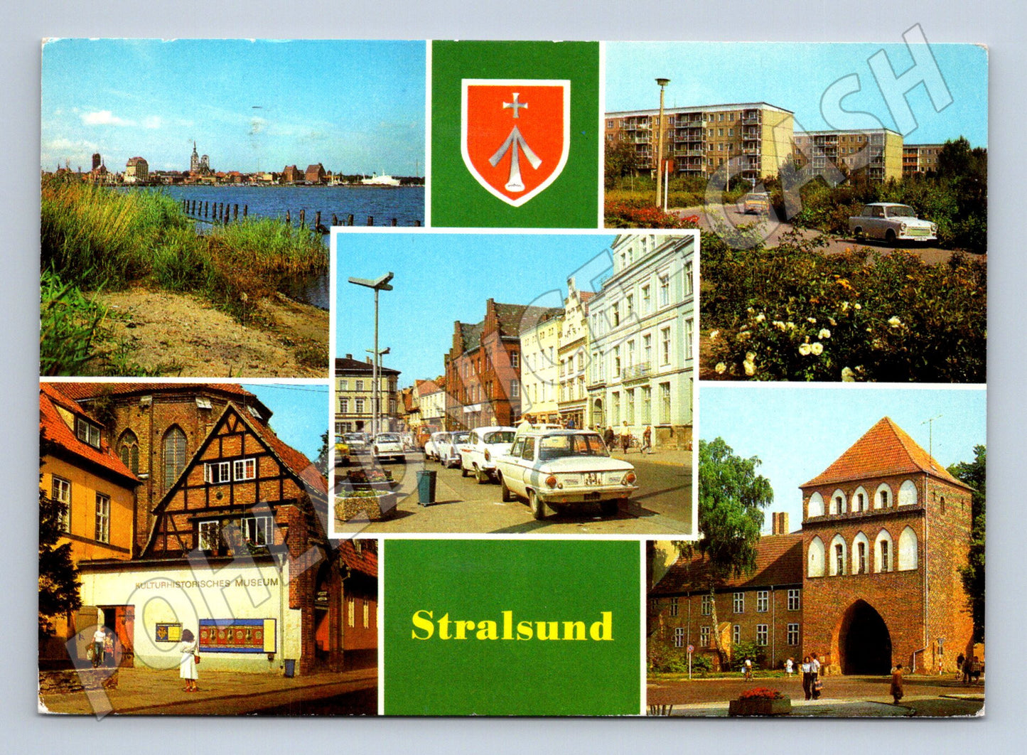 Pohlednice Stralsund NDR více záběrů zaslaná do ČSSR (M16427)