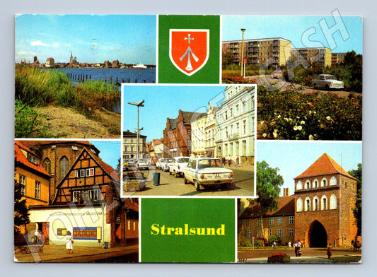 Pohlednice Stralsund NDR více záběrů zaslaná do ČSSR (M16427)
