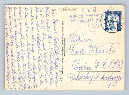 Pohlednice Kassel Německo více záběrů zaslaná známka (M16438)