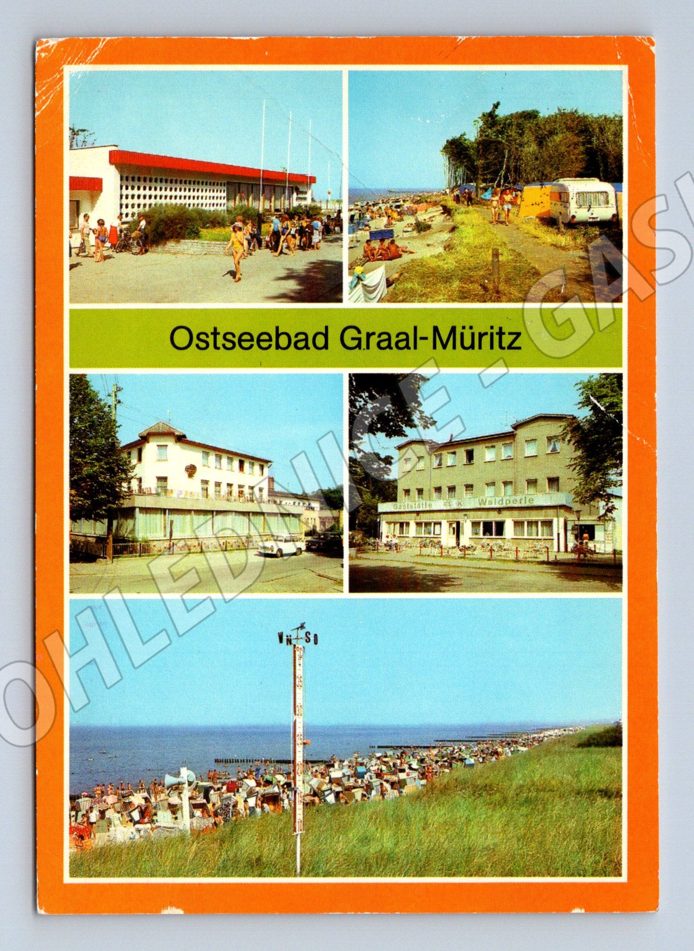 Pohlednice Ostseebad Graal Müritz DDR 1986 Německo (M16441)
