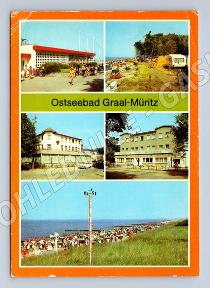 Pohlednice Ostseebad Graal Müritz DDR 1986 Německo (M16441)