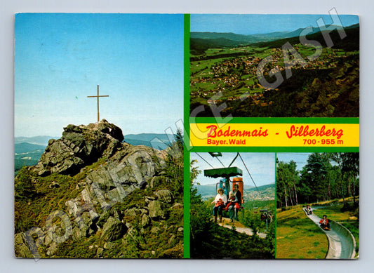 Pohlednice Bodenmais Silberberg Bavorský les Německo 1985 (M16446)