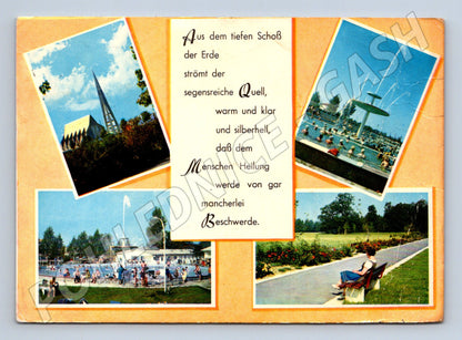 Pohlednice Flensburg Německo koláž 60. léta poštou prošlá (M16451)