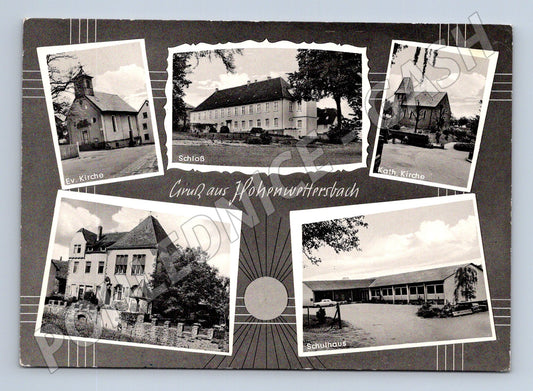 Pohlednice Gruß aus Hohenwettersbach Německo více záběrů (M16456)