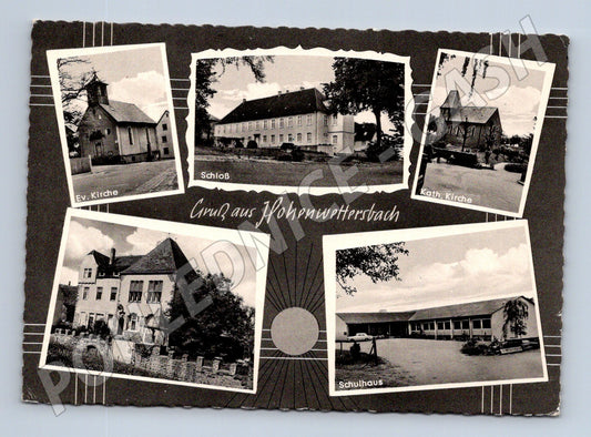 Pohlednice Hohenwettersbach Německo 1964 více záběrů čb (M16457)