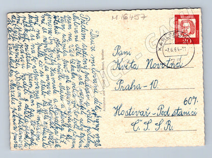 Pohlednice Hohenwettersbach Německo 1964 více záběrů čb (M16457)