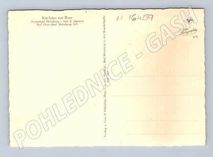 Pohlednice Kurhaus zur Rose Bad Meinberg historická Německo (M16459)