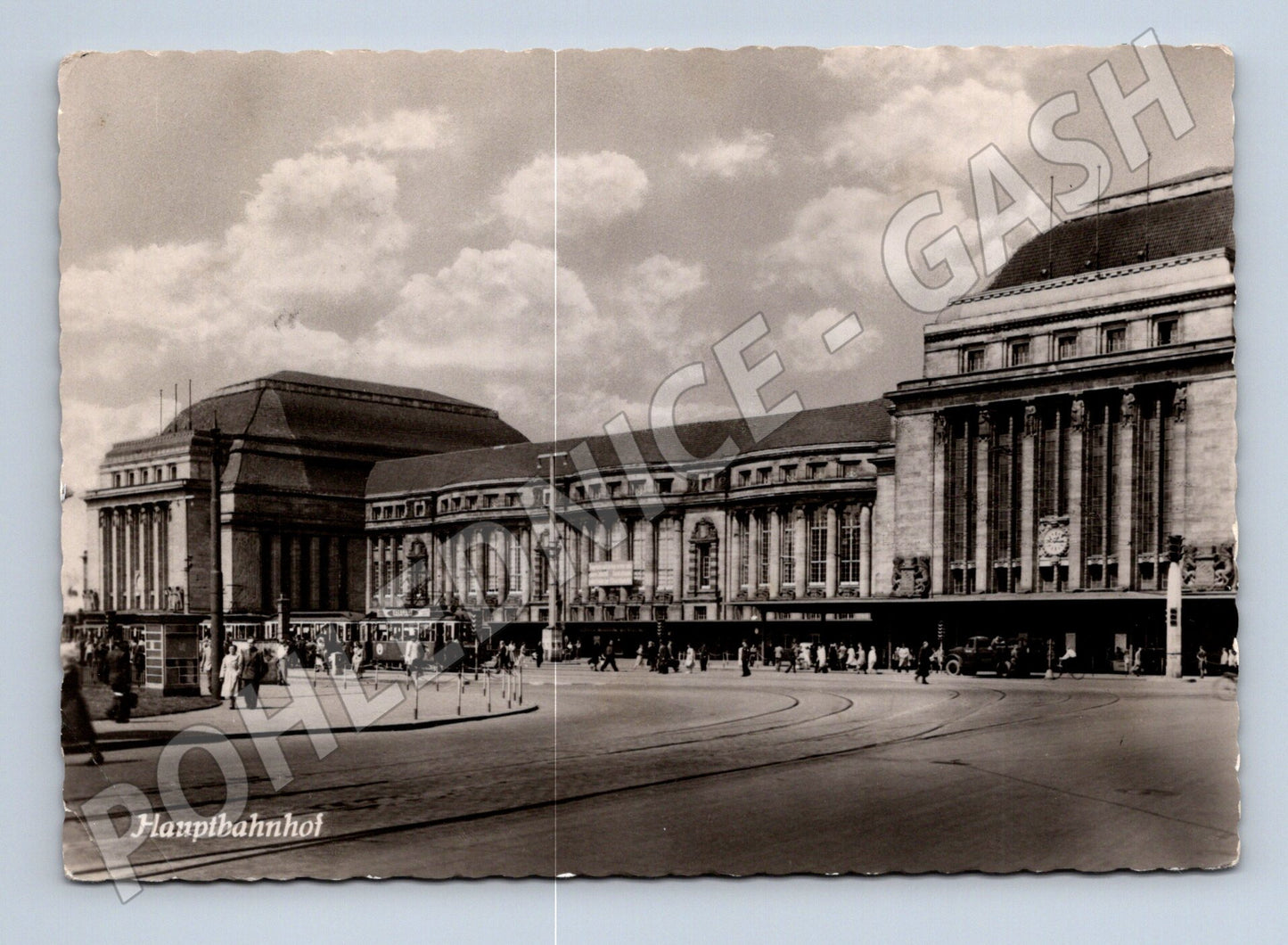 Pohlednice Leipzig Hauptbahnhof historická Německo (M16460)