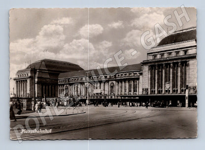 Pohlednice Leipzig Hauptbahnhof historická Německo (M16460)