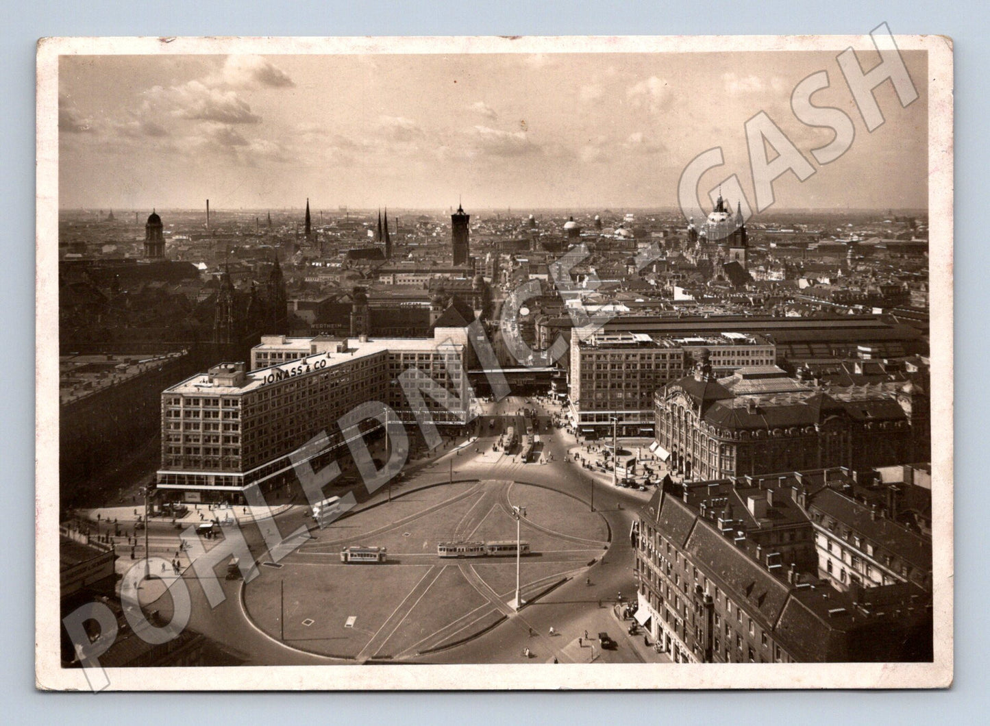 Pohlednice Berlin Alexanderplatz historická Německo cca 1940 (M16462)