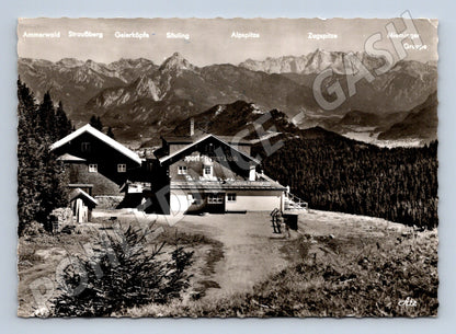 Pohlednice Sportheim Böck Edelsberg Allgäu Německo horská (M16463)