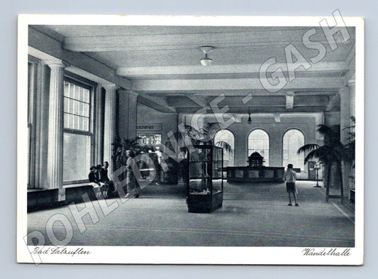 Pohlednice Bad Salzuflen Wandelhalle historická Německo (M16465)