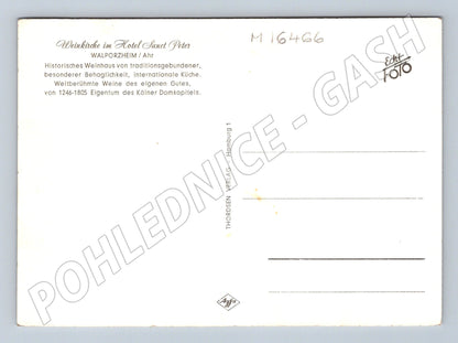 Pohlednice Hotel Sanct Peter Weinkirche Walporzheim Německo  (M16466)