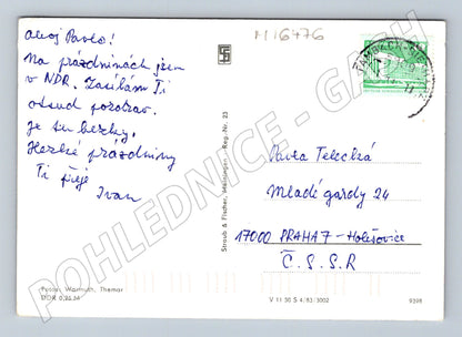 Pohlednice Tambach Dietharz Thüringer Wald NDR 1980s (M16476)