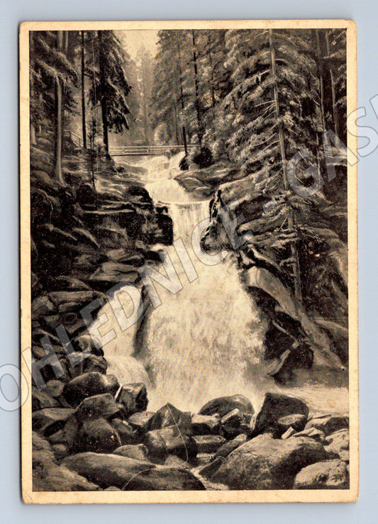 Pohlednice Triberg Německo vodopády Schwarzwald 1939 (M16480)