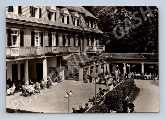 Pohlednice Bad Brambach Vogtlandhaus NDR do Prahy 60. léta (M16482)