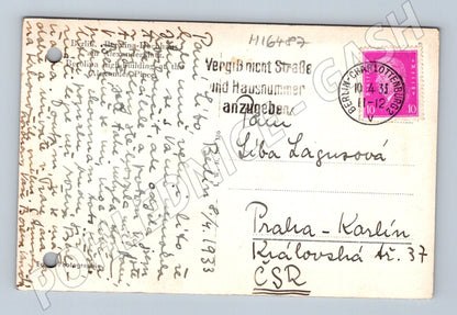 Pohlednice Berlín Alexanderplatz Berolina Hochhaus 1933 (M16487)