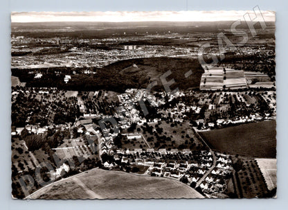 Pohlednice Hohenwettersbach u Karlsruhe letecká Německo (M16489)