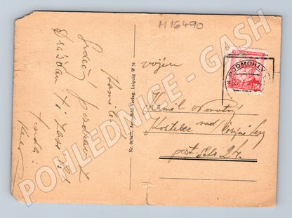 Pohlednice Drážďany Dresden Německo socha Jana Saského (M16490)